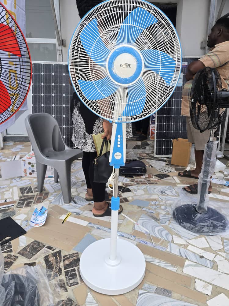 Solar-Ready Rechargeable Fan