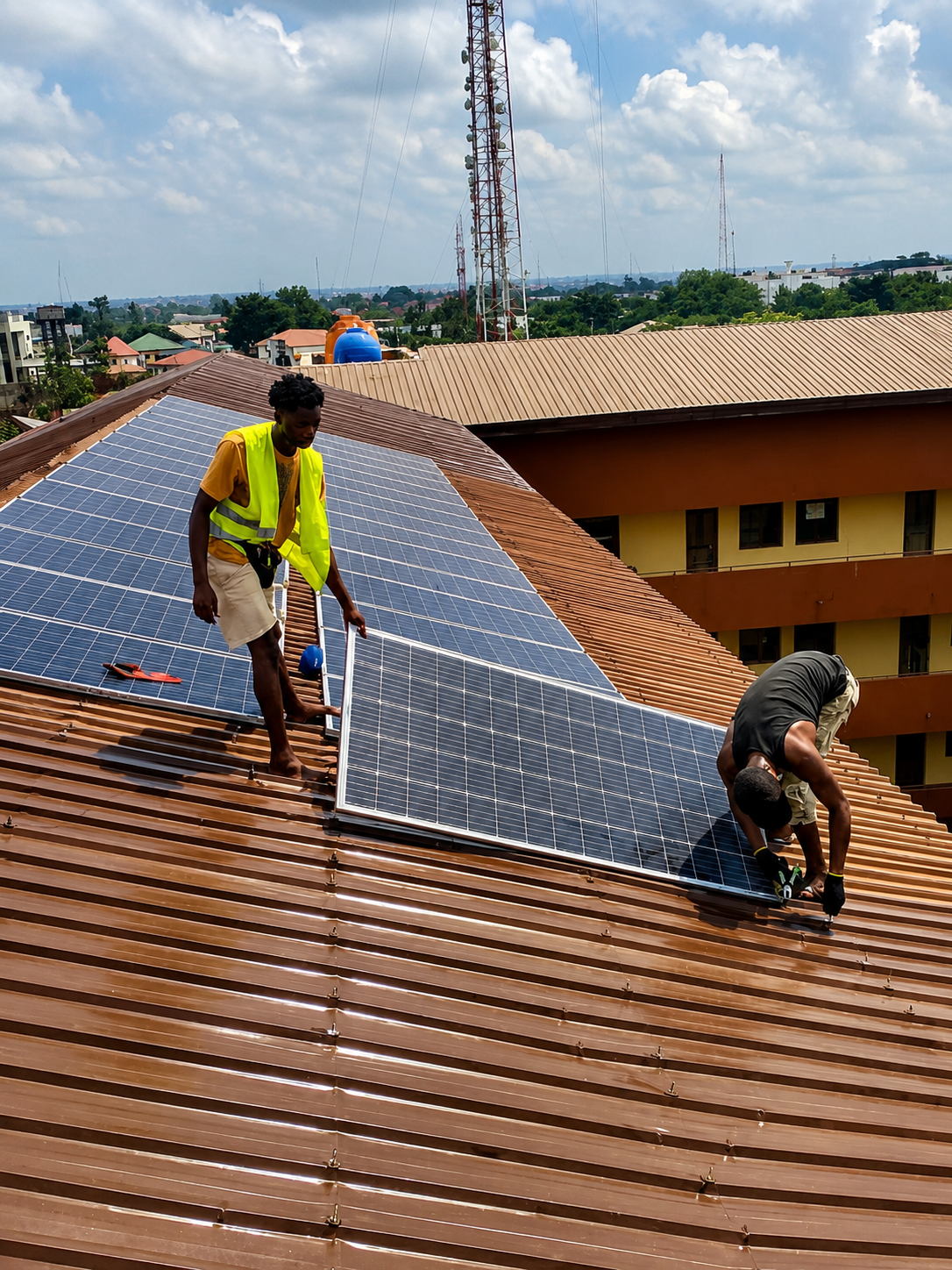 Rooftop Solar Array — Owerri