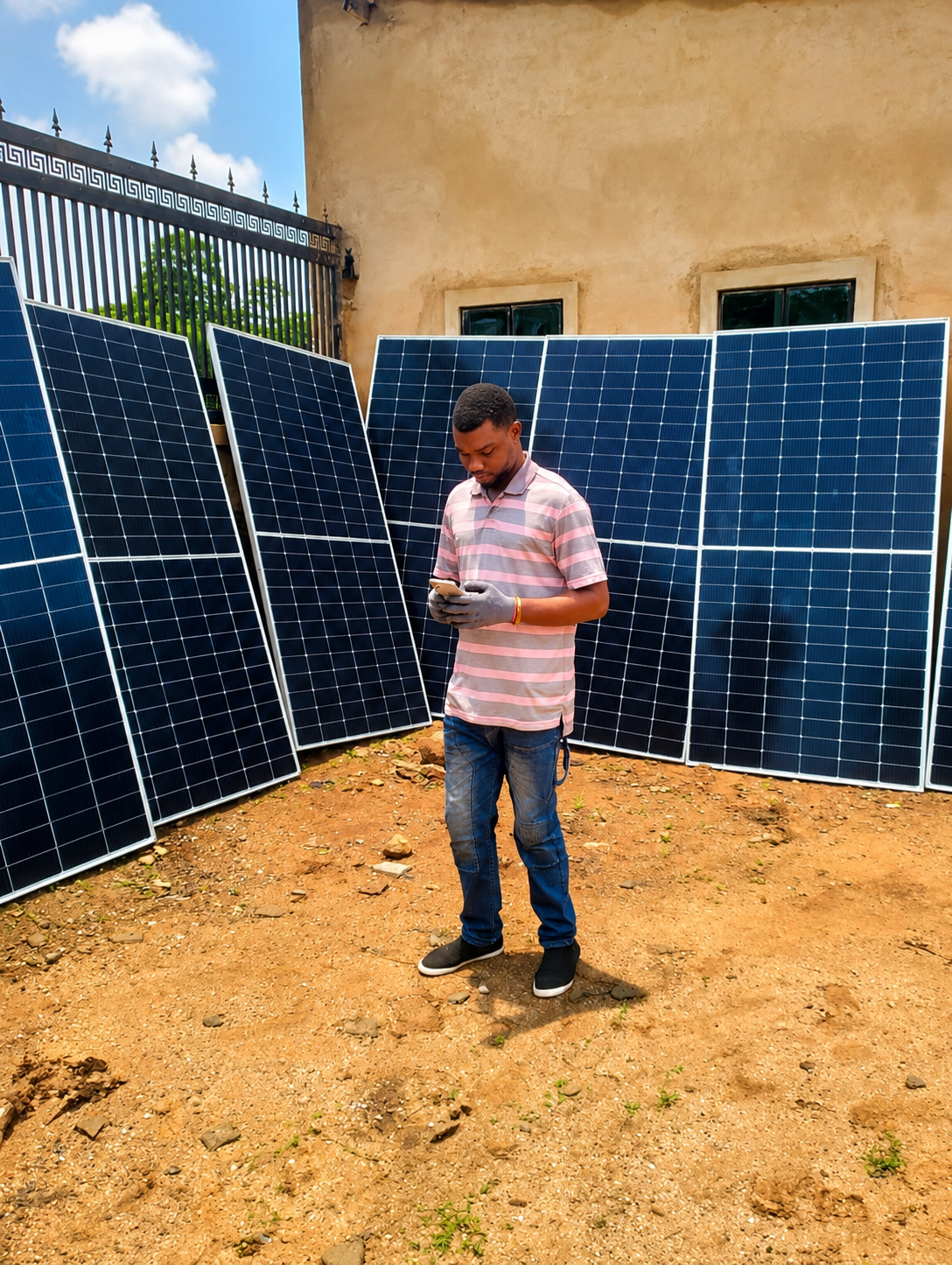 Solar Panel Stock — Field Check